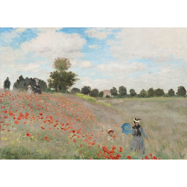 Pole maków, Claude Monet, 1873 (1000el.) - Sklep Art Puzzle